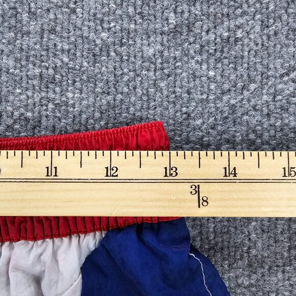 Nike Swim Trunks Shorts Mens Small Drawstring Mesh Lined American Flag‎ Stars - Picture 4 of 9